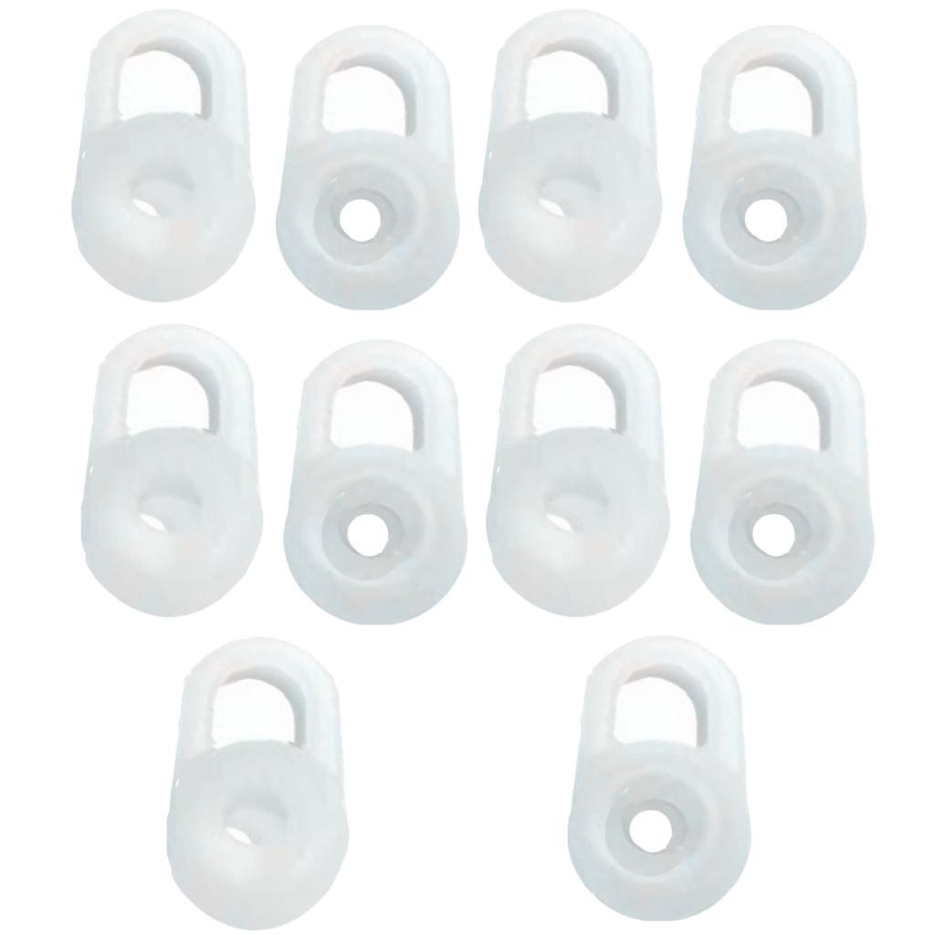 10 Pieces Soft Silicone Eargel Earbud Waterproof Eartips Replacement
