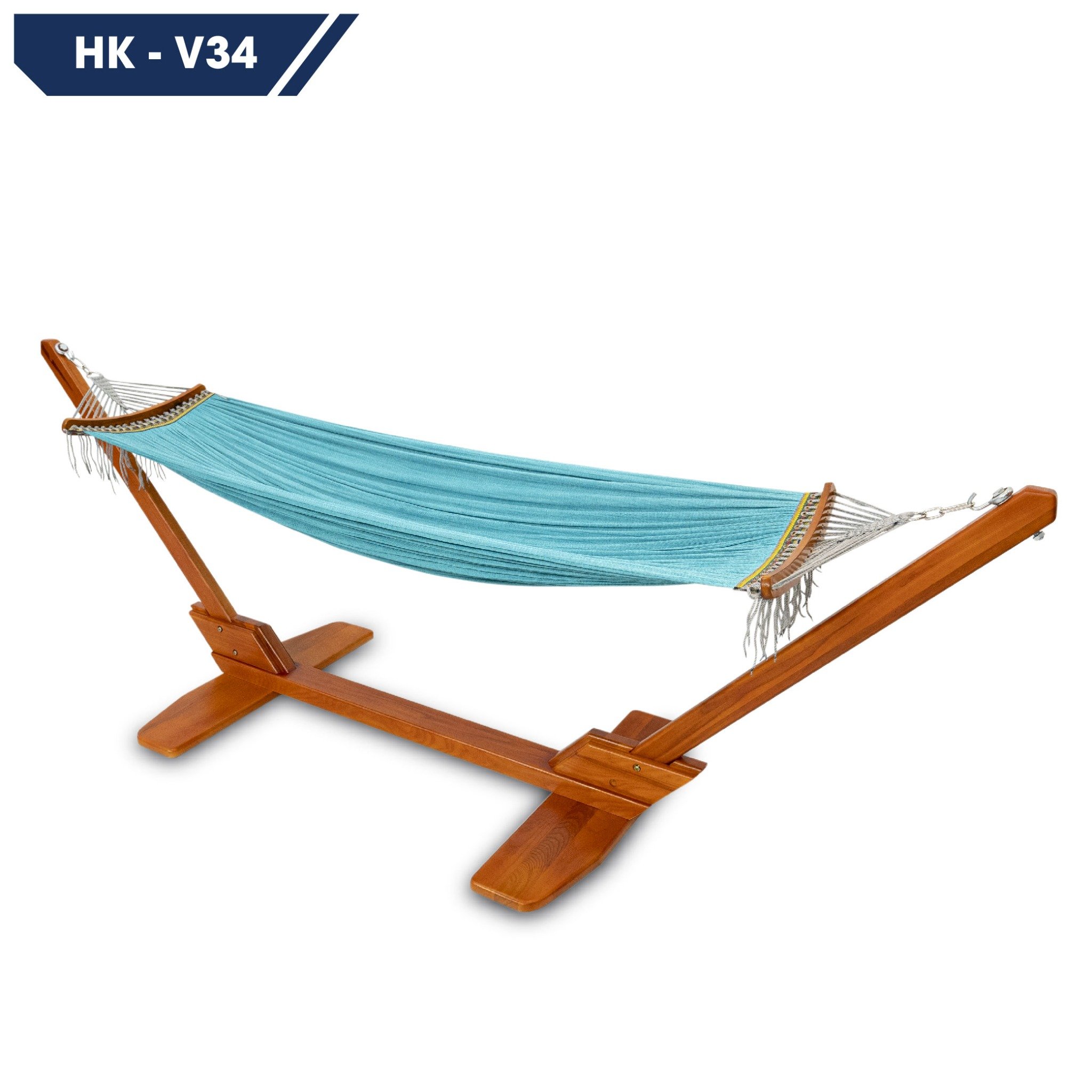 Võng Gỗ Sồi Tự Nhiên Phong Cách Hoàng Gia HAKAWA HK-V38