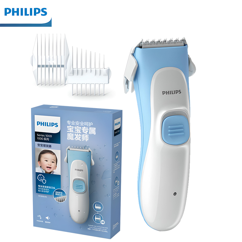 Tông đơ cắt tóc trẻ em, series 1000. Thương hiệu Hà Lan cao cấp Philips HC1055/15 (Bảo hành 24 Tháng) - Hàng Nhập Khẩu, Chính hãng