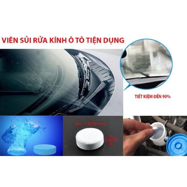 Combo 4 Viên Sủi Rửa Kính Ô Tô