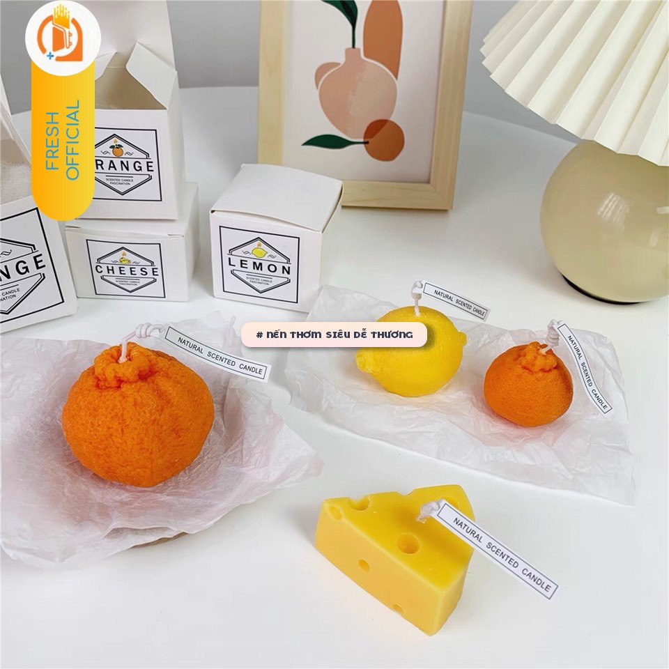 Nến Thơm Handmade Phomai Siêu Dễ Thương Hàn Quốc - FRESH STORE