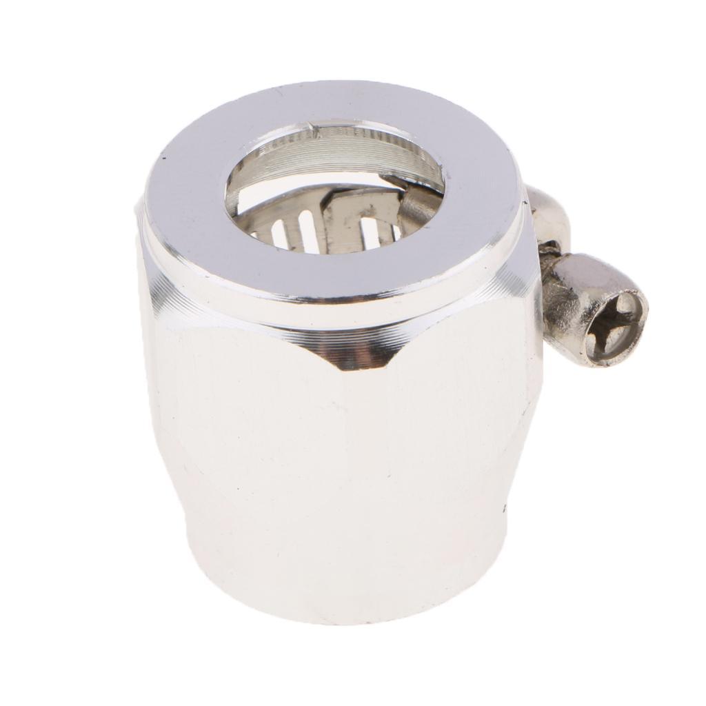 3-4pack Metal Auto Car AN8 Hose End Finisher Fuel Oil Water Line Clip Clamp