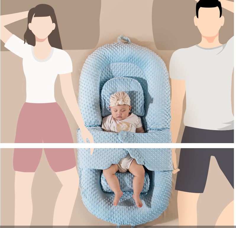 Nôi, nệm cho bé sơ sinh, đệm ngủ cho bé sơ sinh êm ái cao cấp 0 đến 18 tháng