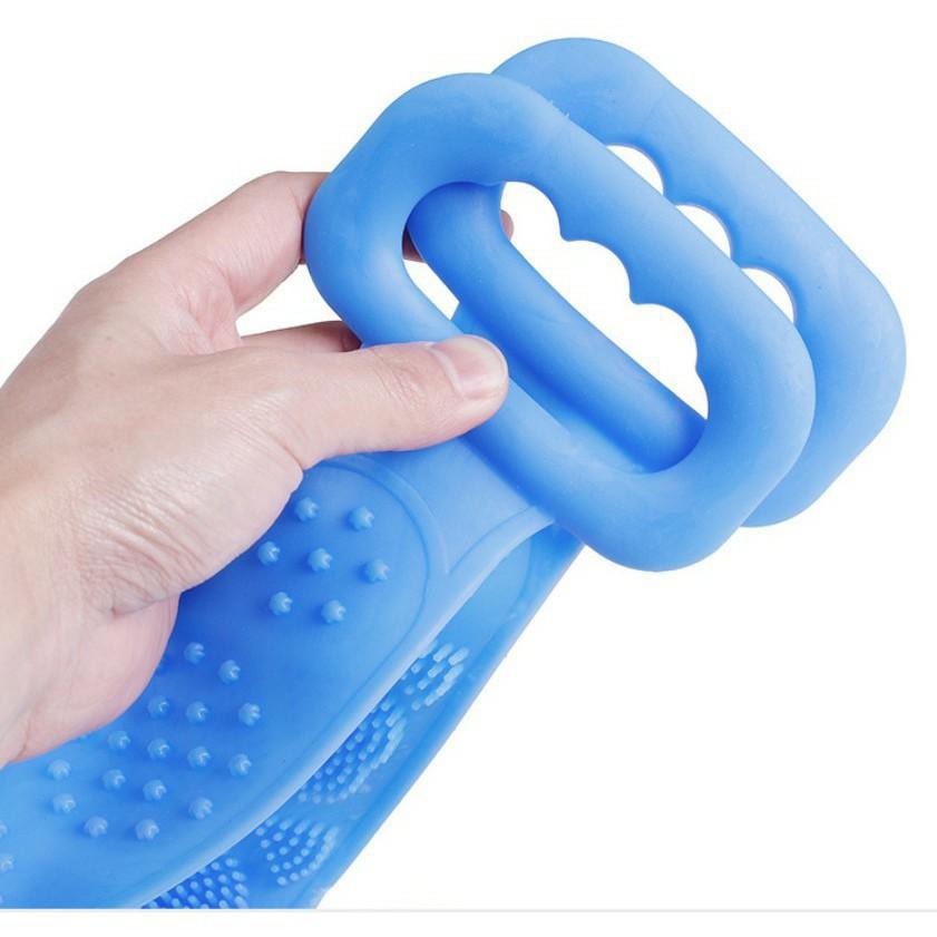 Dây Chà Lưng Tắm Silicon 2 Mặt Tiện Dụng