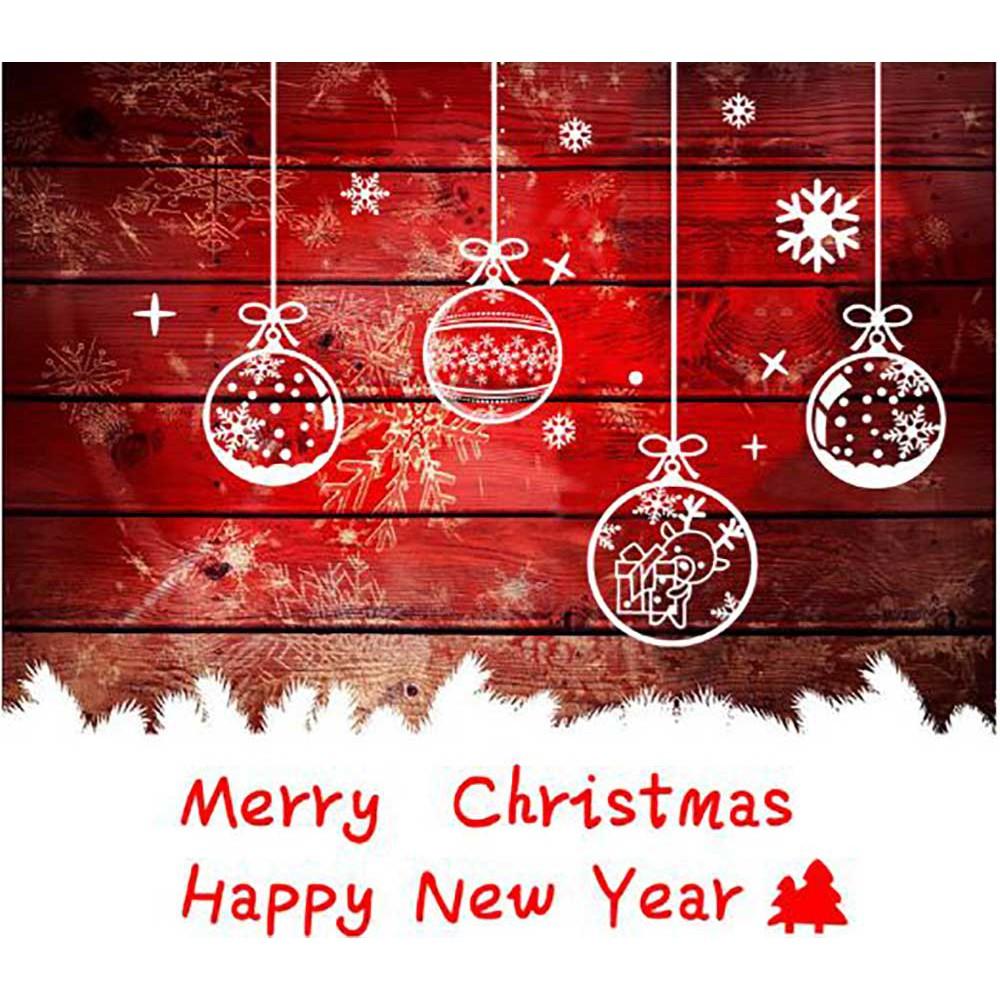 DECAL TRANG TRÍ NOEL 2 MẶT 2021 SỐ 28