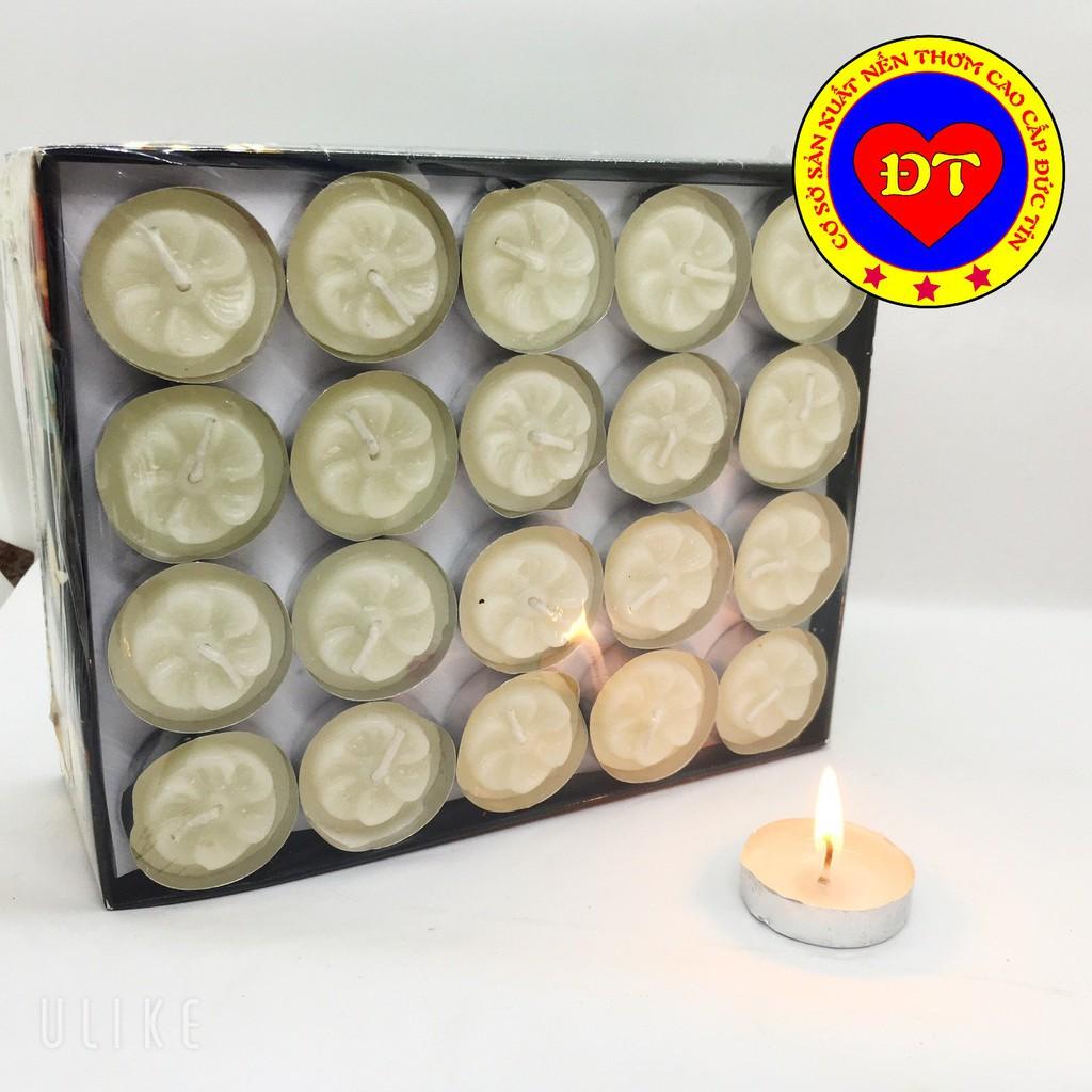 100 Nến tealight cháy 2h không khói không mùi an toàn cho người dử dung