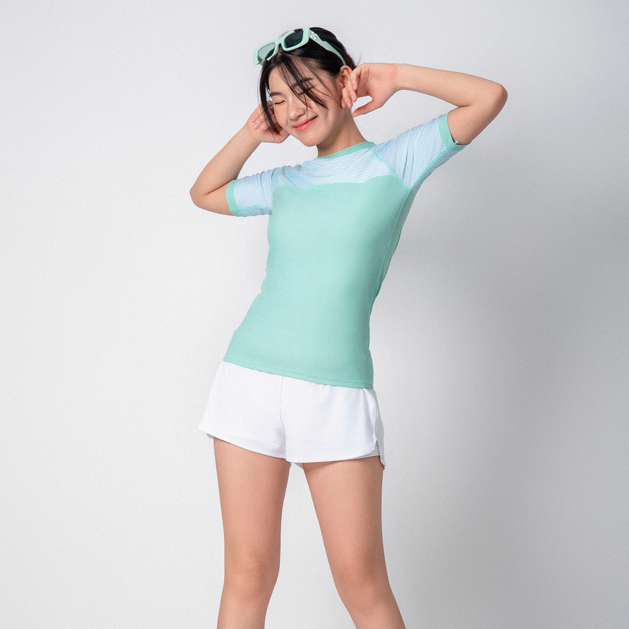 Destiny Clara Áo bơi nữ tay ngắn SOBIE