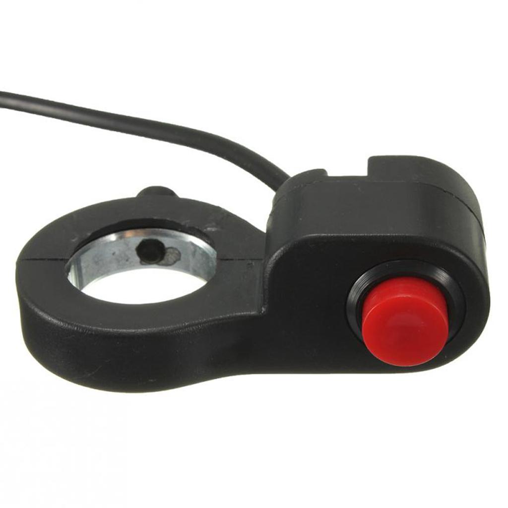 Universal 7/8" Red Kill Off Stop Switch ATV Go Kart Dirt Bike Part