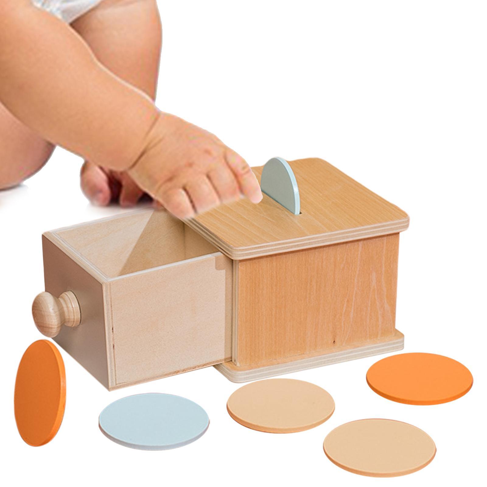Wooden Box Montessori Toys Preschool Learning Material for Boys Girls