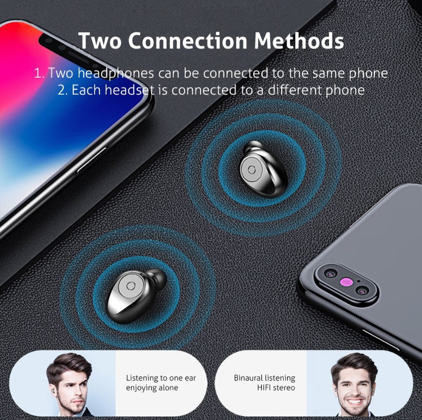 Tai nghe Bluetooth F9 TWS pin trâu sạc nhanh, chống nước