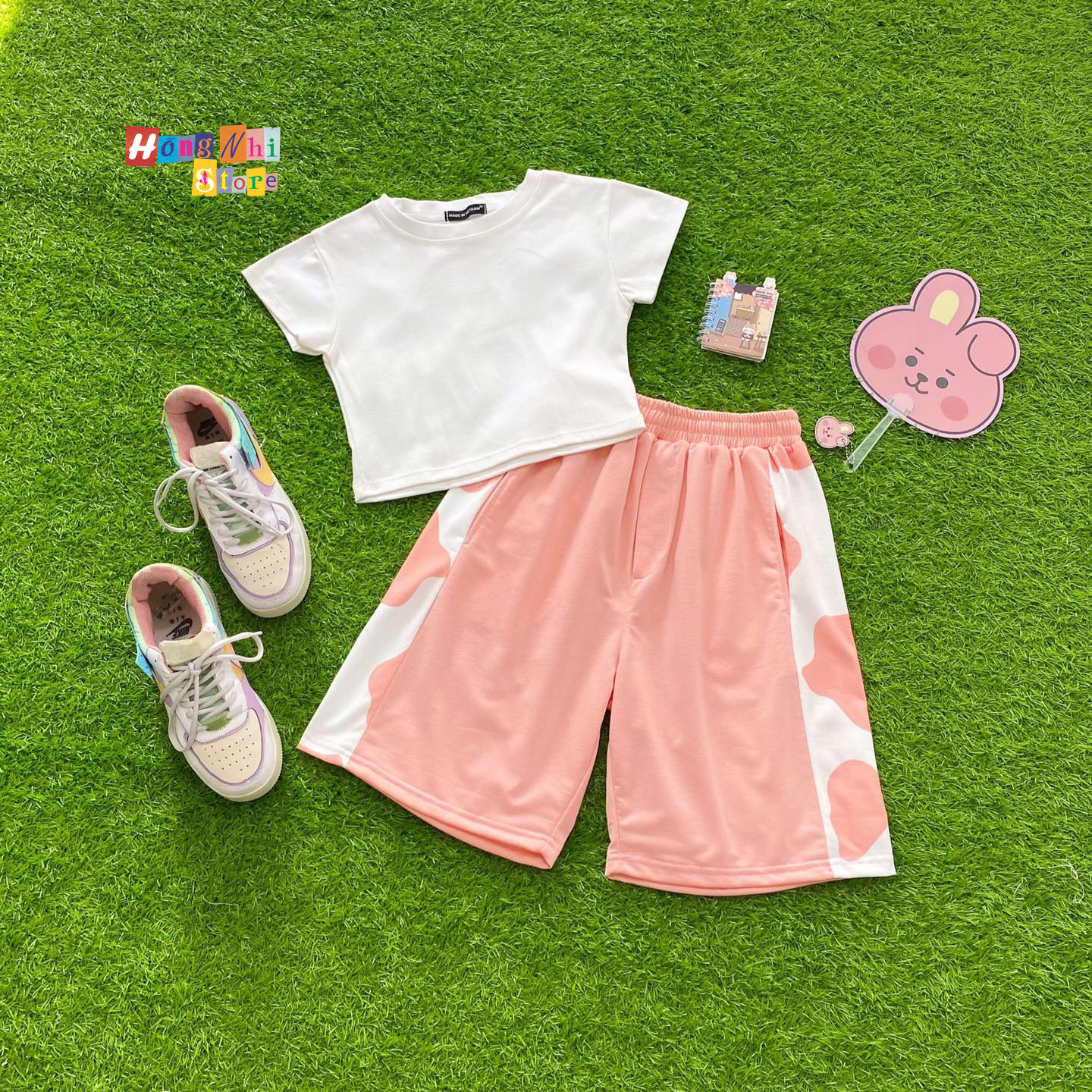 Quần Short Line - Short Thun Dáng Rộng Unisex - MM