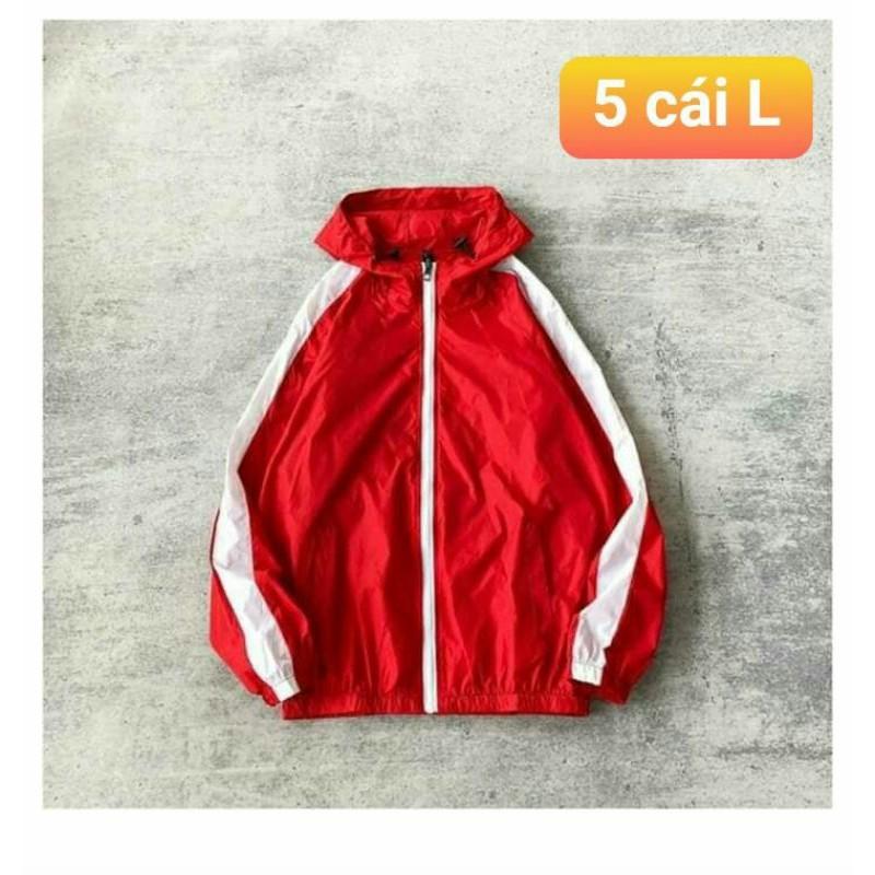 Áo khoác dù 1 sọc ,áo khoù dù , áo khoác gió , áo khoác nam nữ mặc vài dù có nón trùm đầu 2 lớp chống nắng chống lạnh tốt