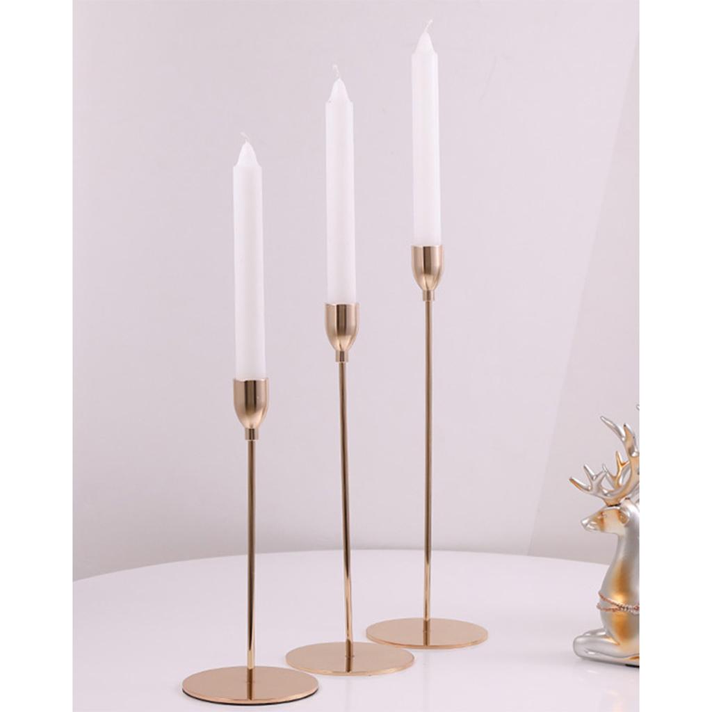 Pillar Candle Holders Table Decorative Candlestick Holder For Party Decor