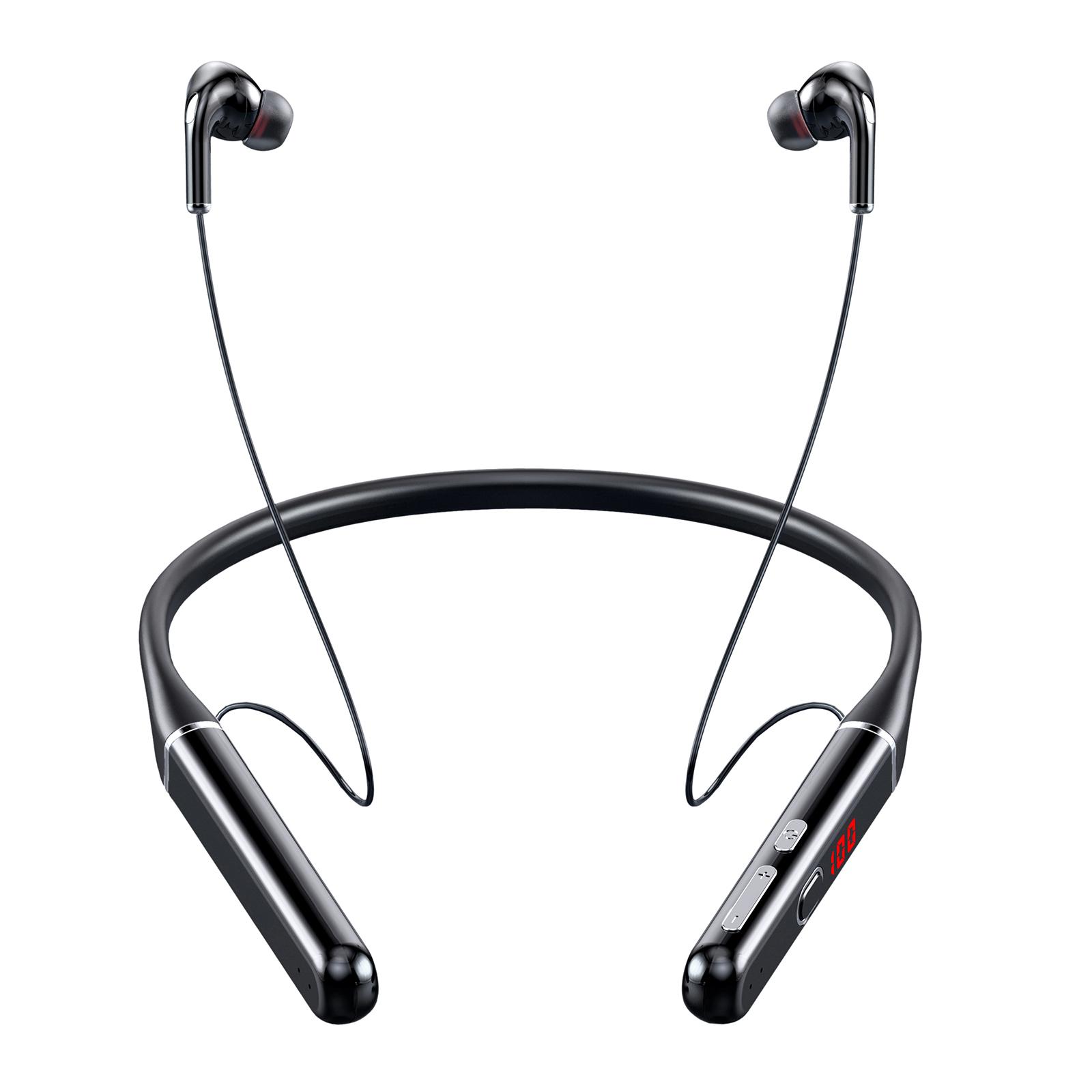 Bluetooth Headphones Neckband Headset Sweatproof Earphones with Mic Wireless