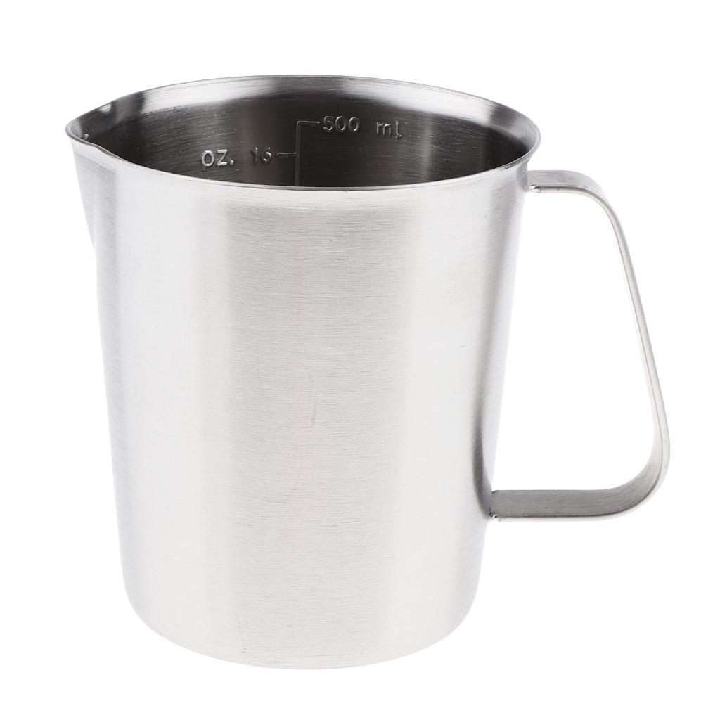 2pcs Diy Candle Making Jug Stainless Steel Coffee Milk Foam Jug