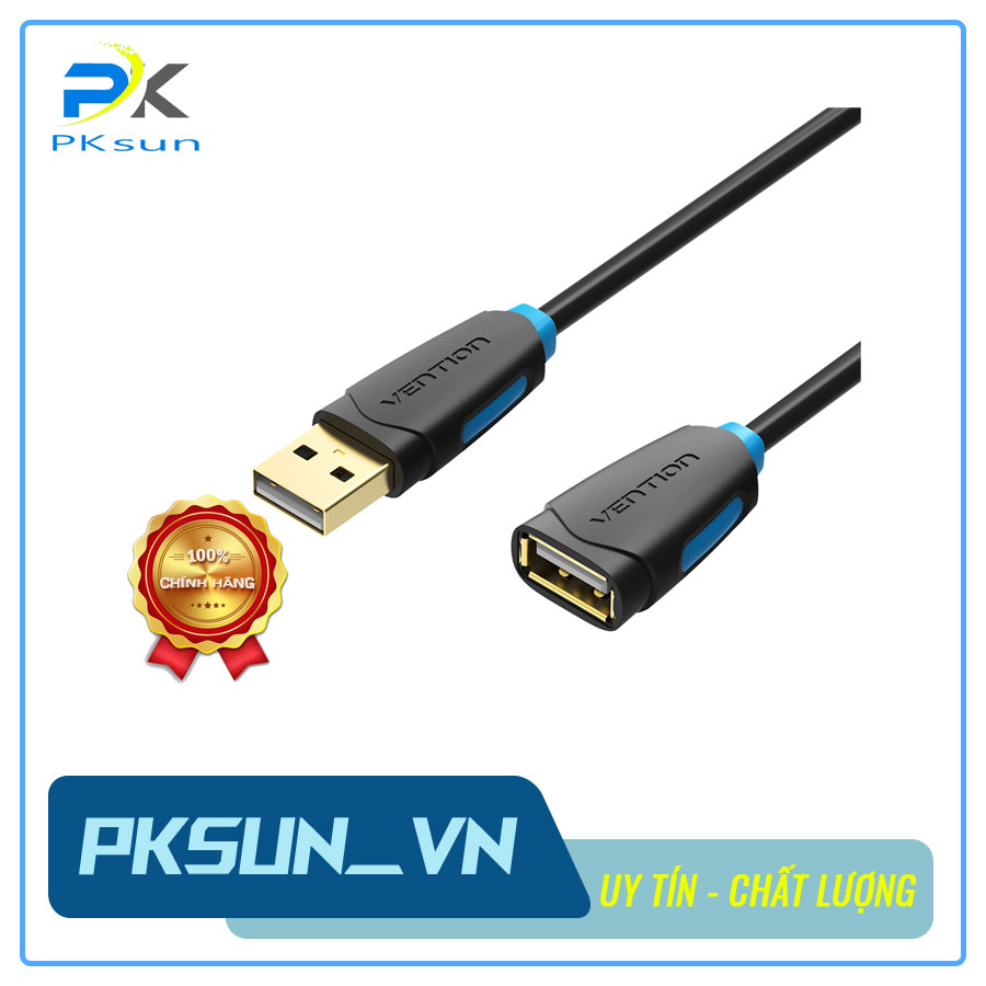 Cáp USB 2.0 nối dài Vention VAS-A44 Hàng chính hãng