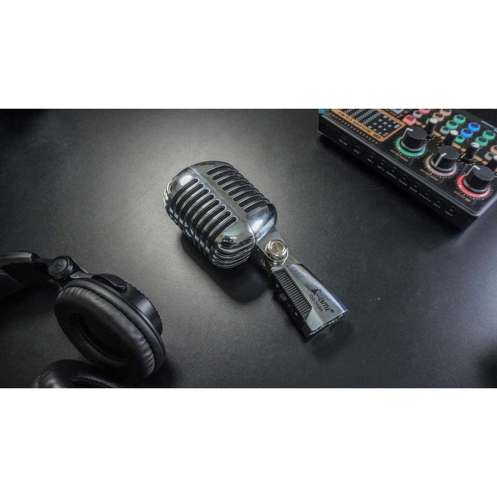 Micro Ami DQ-55SH chuyên dùng cho karaoke sân khấu, phòng trà, livestream, thu âm chuyên nghiệp, Thiết kế sang trọng