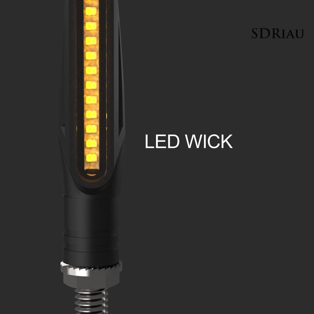 Bộ 2 Đèn Led Tín Hiệu Chống Thấm Nước 12v Cho Xe Mô Tô