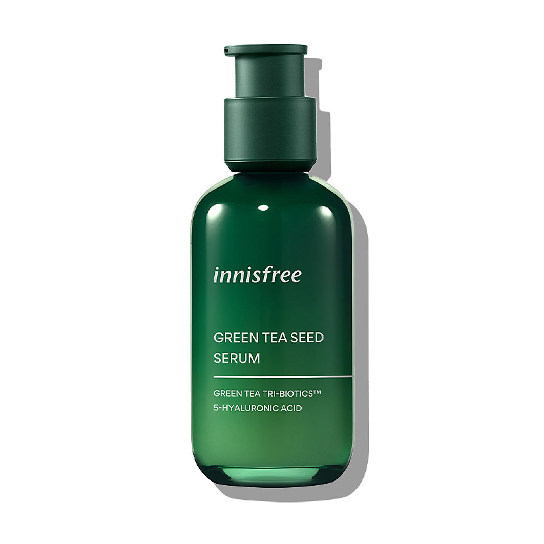 Tinh chất dưỡng ẩm cô đặc từ trà xanh và dầu hạt trà xanh tươi Jeju Innisfree The Green Tea Seed Serum 80ml - NEW
