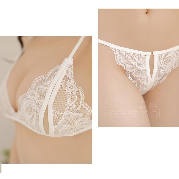 Bộ Chip ren lọt khe sexy cao cấp - quần áo lót nữ ren sexy