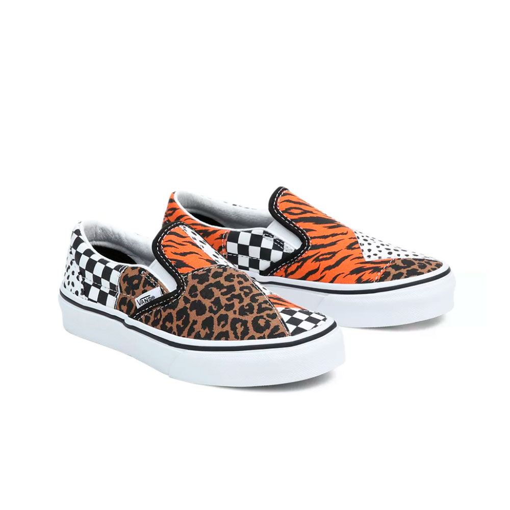 Giày Kid Vans Classic Slip-On Patchwork VN0A5FBK448