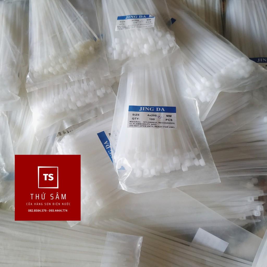 Dây rút nhựa đủ kích cỡ chất liệu nhựa polime giá 100g