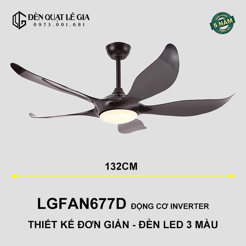 Quạt Trần Phòng Khách LGFAN677T | Quạt Trần Hiện Đại