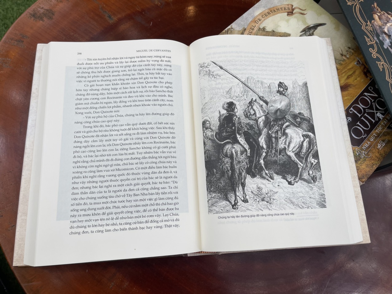 [boxset 2 tập bìa cứng] – DON QUIXOTE – nhà quý tộc tài ba xứ Mancha - ấn bản in 300 hộp – tranh minh họa Gustave Doré – Nhã Nam