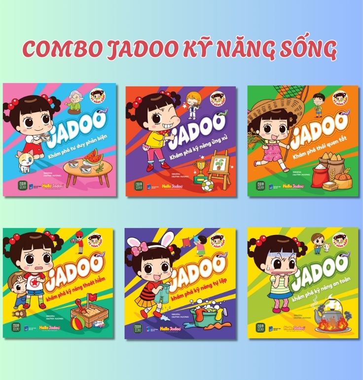 Sách - Combo 6 Cuốn: Jadoo Khám Phá Kỹ Năng Sống