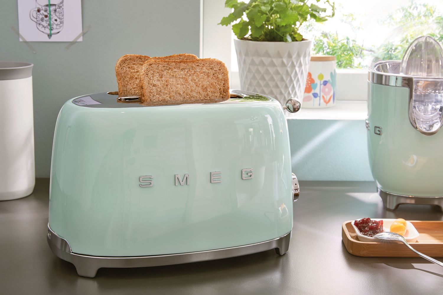 Máy nướng bánh mì SMEG TSF02PGEU Hàng chính hãng