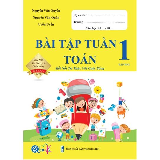 Sách - Combo Bài Tập Tuần và Đề Kiểm Tra Lớp 1 Kết Nối Tri Thức Với Cuộc Sống - Môn Toán và Tiếng Việt học kì 2