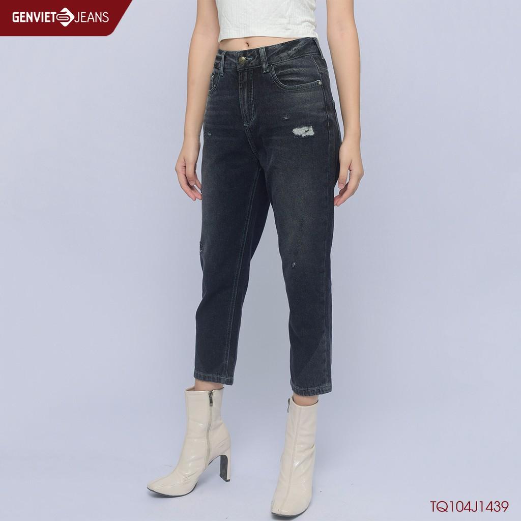 Quần dài jeans Nữ TQ104J1439 GENVIET JEANS