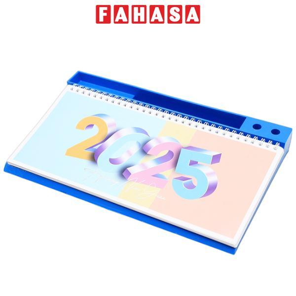 Lịch Bàn Tuần Đế Nhựa 2025 - 2025-XNI - Đế Xanh