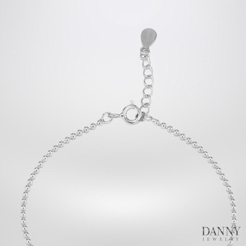 Lắc Tay Danny Jewelry Bạc 925 Xi Rhodium Hình Trái Tim LACY296