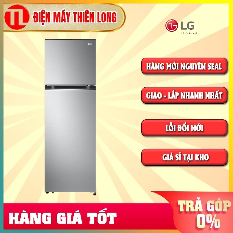 Tủ lạnh ngăn đá trên LG Smart Inverter GV-B262PS 266L - HÀNG CHÍNH HÃNG