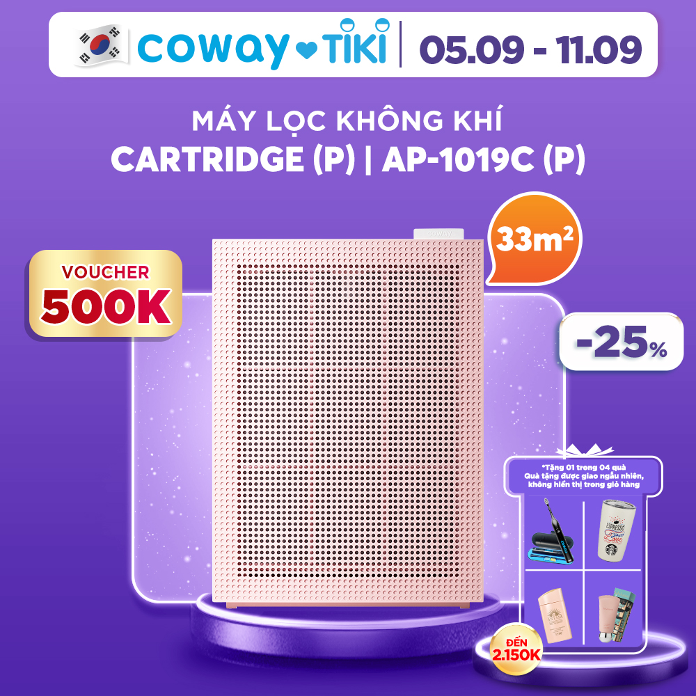 Máy lọc không khí Coway Cartridge (P) AP-1019C (P) - Hàng chính hãng