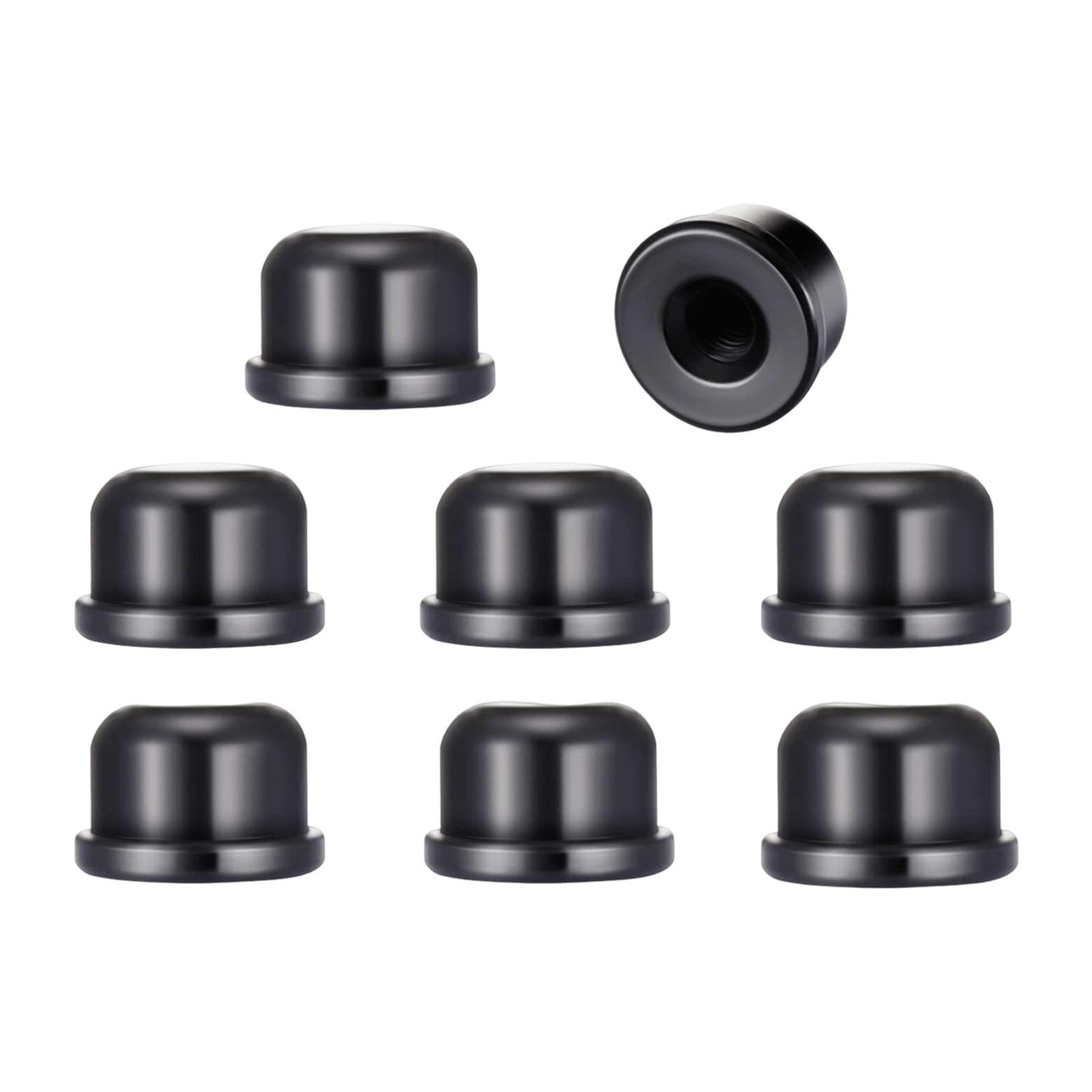 8x Metal Lamp Finials Caps Tapped of Tops for Lamp Shade Holder Harp