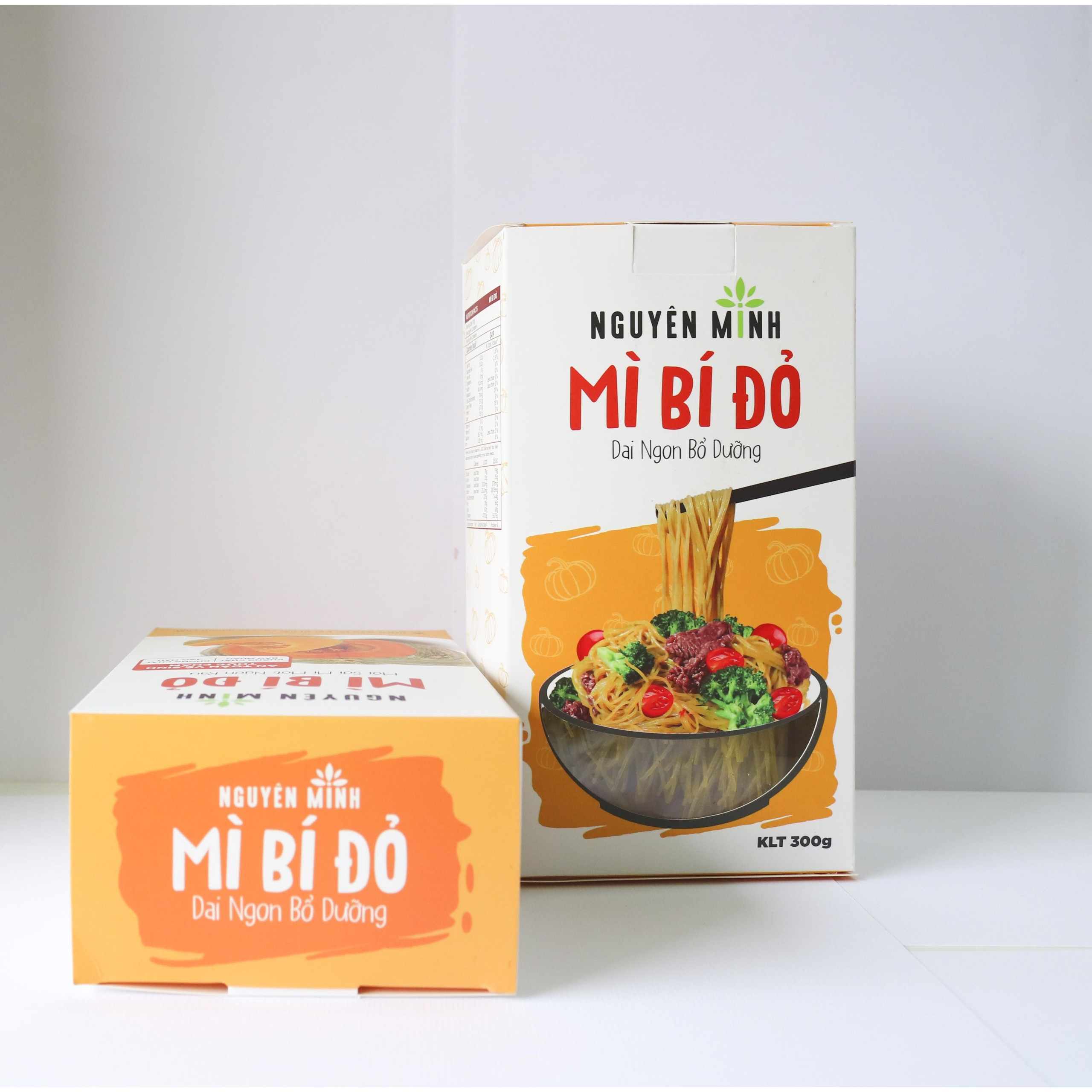 Mì rau củ Nguyên Minh vị bí đỏ hộp 300gram