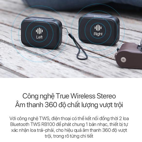 Loa Bluetooth Nghe Nhạc Mini 5.0 ROBOT, Hỗ trợ thẻ Micro SD &amp; USB - Hàng Chính Hãng