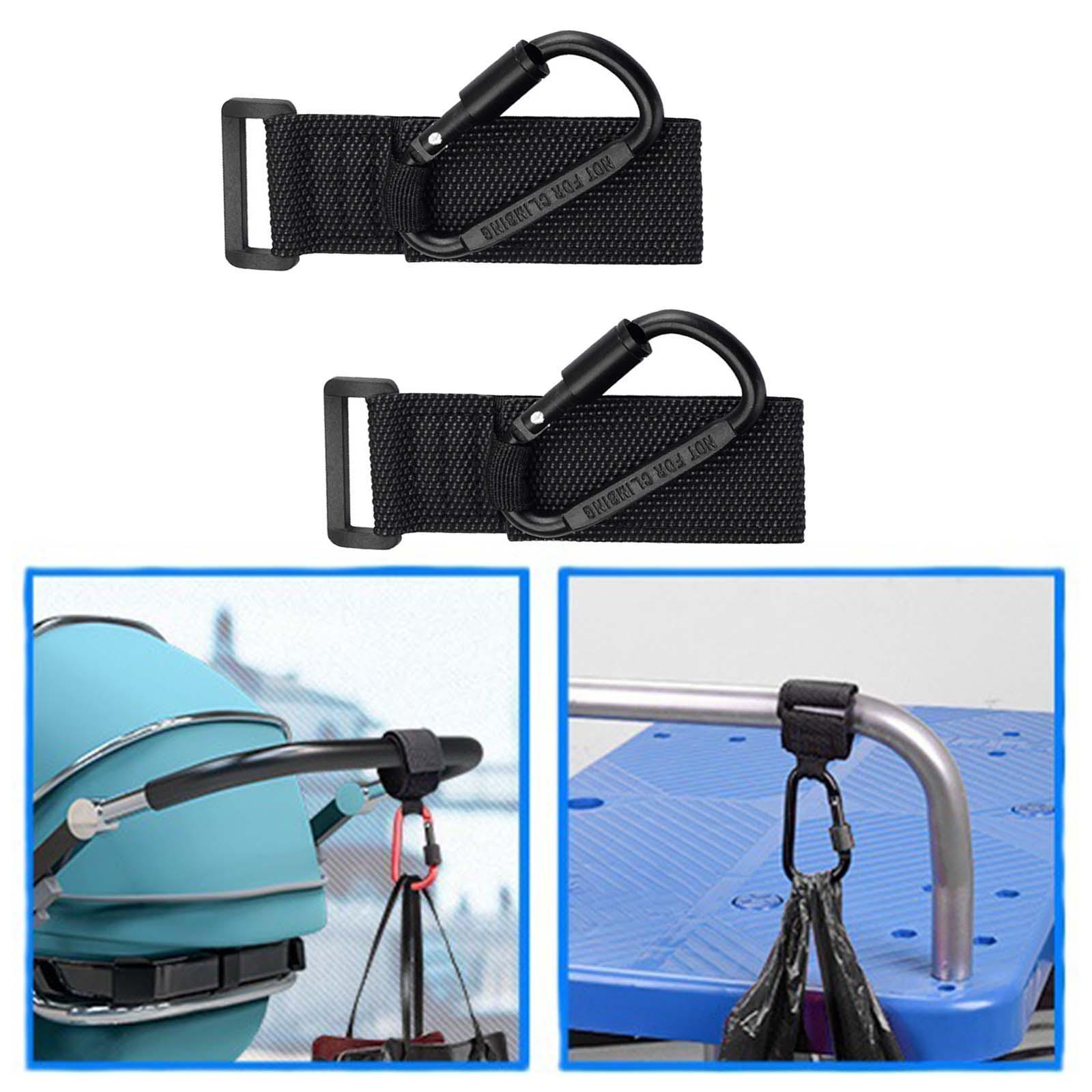 2x Motorcycle Hook Multifunctional Hook Convenient Installation Storage Hooks Anti Slip Strap Hanging Hook Handlebar Hook for Bike Motorbike