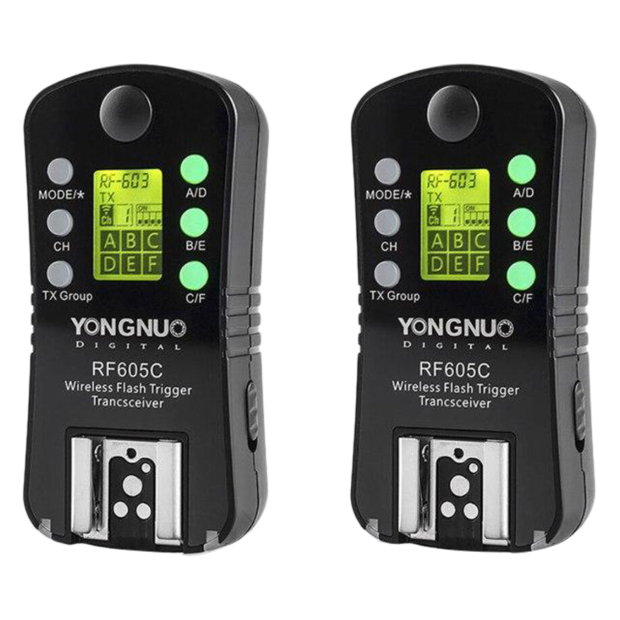 Bộ Kích Đèn Trigger Yongnuo 605 LCD Digital - Hàng Nhập Khẩu