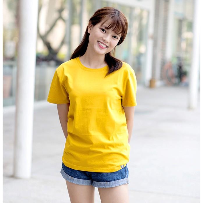Áo Thun Trơn Andromeda Màu Vàng Cúc Nam Nữ có đủ size cho cả nhà