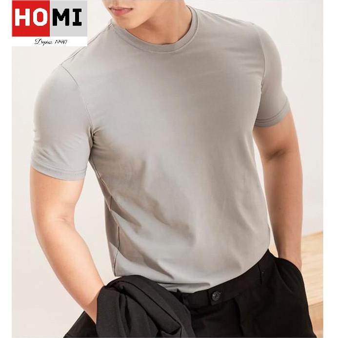 Áo Thun Basic Trơn Unisex 100% cotton, áo form nam tay lỡ màu xám