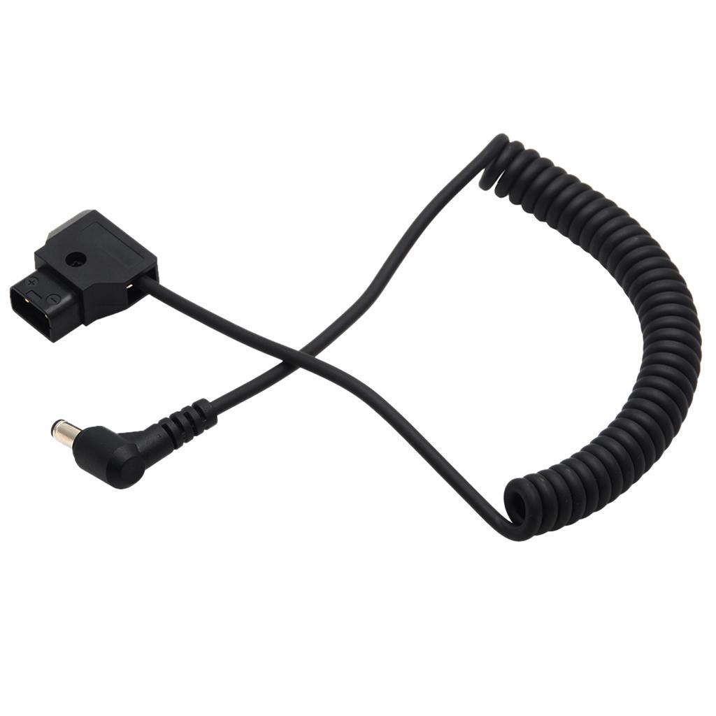 Coiled  2Pin Male to Female Extension Cable for DSLR Rig Anton Battery