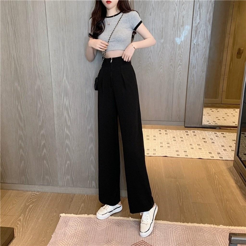 Quần Ống Rộng Culottes Dáng Suông Dài From Cực Đẹp Hót trend 2021