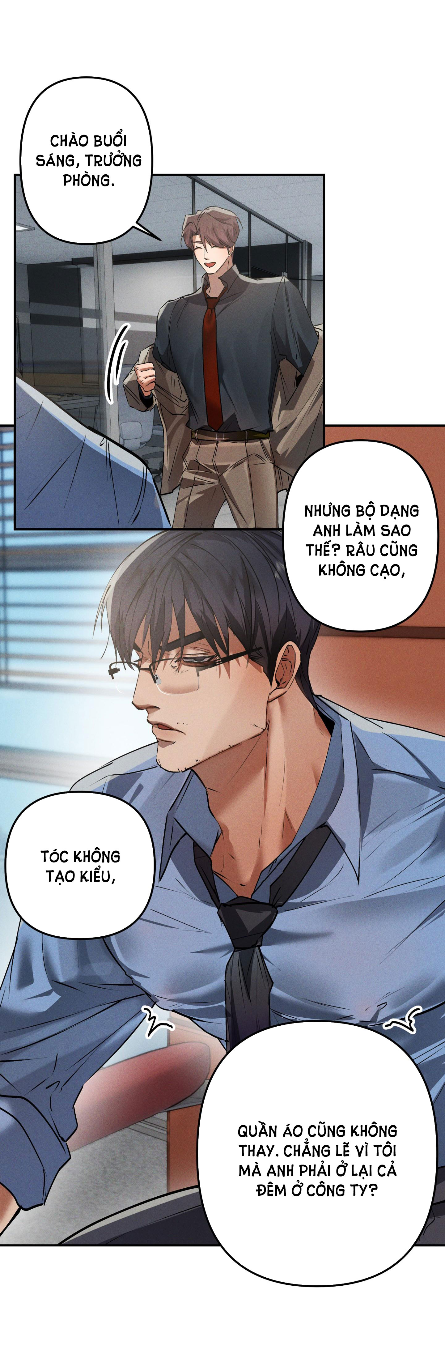 [18+] TRƯỞNG PHÒNG, ANH VẤT VẢ NHIỀU RỒI chapter 3.1