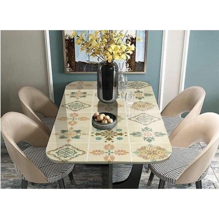 Cuộn Giấy Dán Bếp Hình Hoa Văn - Đá Cẩm Thạch Trang Trí Tường Dài 3m x Rộng 60cm