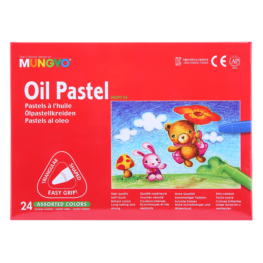 Bút Sáp Dầu 24 Màu Mungyo MOPT-24
