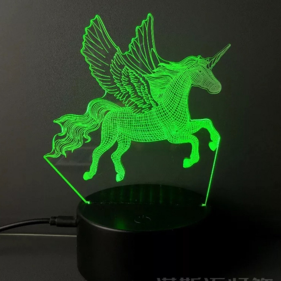 Đèn Ngủ 3D Hình Con Ngựa | Tiki