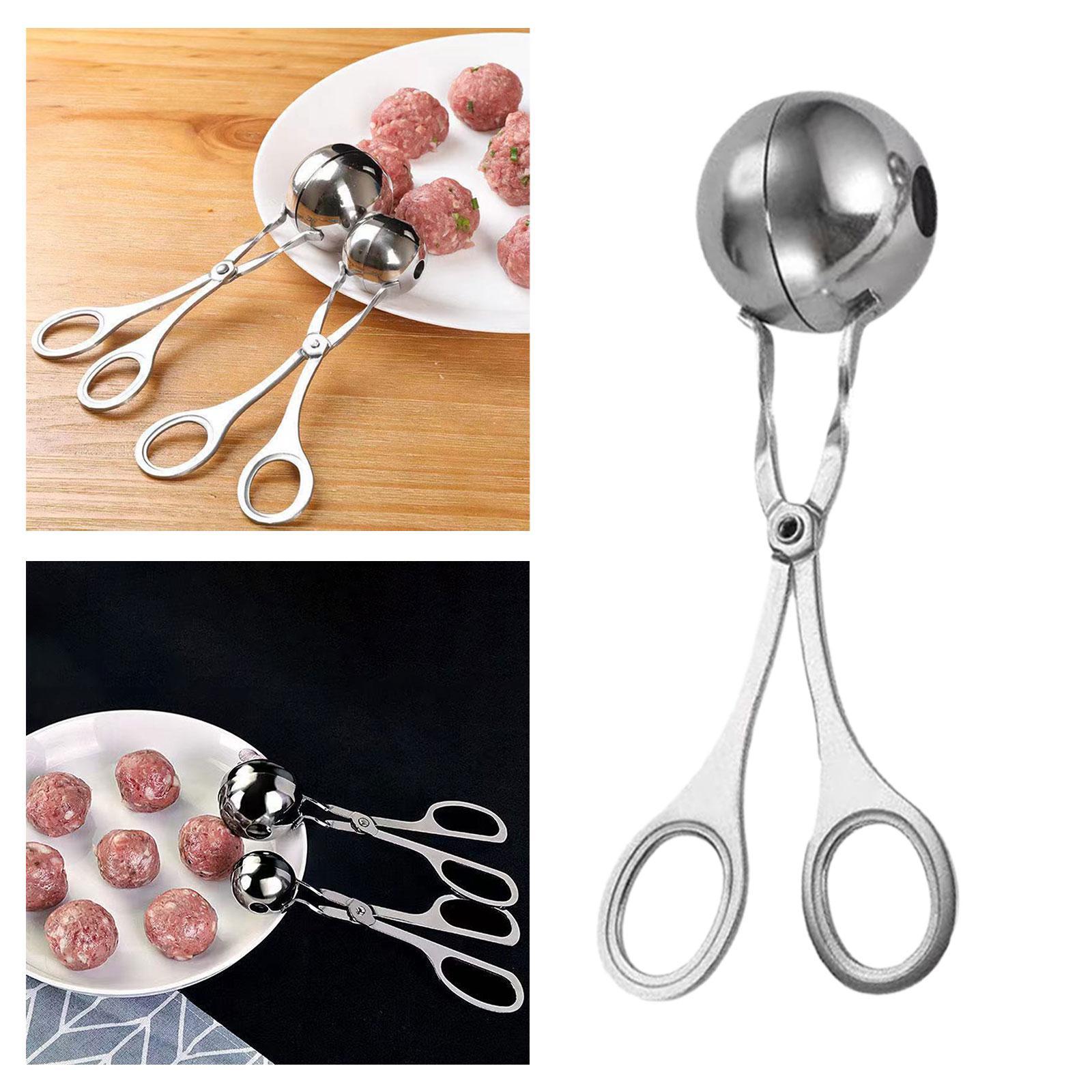 Stainless Steel Meatball Maker Spoon Meat Tools for Cooking Hotel Restaurant